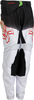 Moose Racing Agroid S22,  textile pants youth,  color: Red/White/Black,  size: 26
