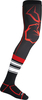 Moose Racing Agroid,  socks long,  color: Red/White/Black,  size: S/M