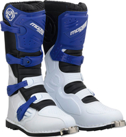 Moose Racing Qualifier MX,  boots,  color: Blue/White/Black,  size: 9 US