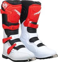Moose Racing Qualifier MX,  boots,  color: Red/White/Black,  size: 9 US