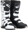 Moose Racing Qualifier MX,  boots,  color: White/Black,  size: 9 US