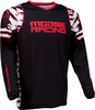 Moose Racing Qualifier S22,  jersey,  color: Black/White/Red,  size: 4XL