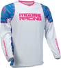 Moose Racing Qualifier S22,  jersey,  color: White/Blue/Pink,  size: XXL