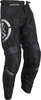 Moose Racing Qualifier S22,  textile pants,  color: Black/White,  size: 44