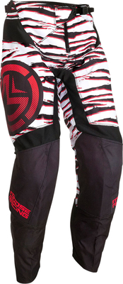 Moose Racing Qualifier S22, 
textile pants,  color:
White/Red/Black,  size: 52