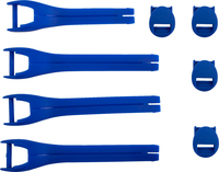 Moose Racing Qualifier,  straps,  color: Blue,  size: 10-15