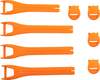 Moose Racing Qualifier,  straps,  color: Orange,  size: 10-15