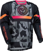 Moose Racing Sahara S22,  jersey,  color: Black/Orange/Grey,  size: L