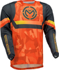 Moose Racing Sahara S22,  jersey,  color: Orange/Yellow/Black,  size: L