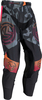 Moose Racing Sahara S22,  textile pants,  color: Black/Grey/Red,  size: 38