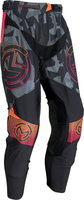 Moose Racing Sahara S22,  textile pants,  color: Black/Grey/Red,  size: 38