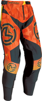 Moose Racing Sahara S22,  textile pants,  color: Orange/Yellow/Black,  size: 38