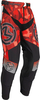 Moose Racing Sahara S22,  textile pants,  color: Red/White/Black,  size: 38