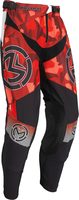 Moose Racing Sahara S22,  textile pants,  color: Red/White/Black,  size: 40
