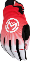 Moose Racing SX1,  gloves,  color: Red/White/Black,  size: S