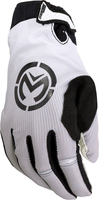 Moose Racing SX1,  gloves,  color: White/Black,  size: XL