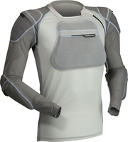 Moose Racing XC1,  protectorshirt long sleeve,  color: Light Grey/Grey,  size: S/M