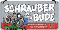 MOTOmania Schrauberbude,  decorative sign