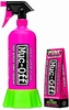 Muc-Off Punk Powder + Bottle,  motorcycle cleaner w. spray bottle