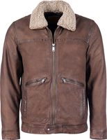 Mustang Chicago,  leather jacket,  color: Brown,  size: M