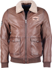 Mustang M232-99,  leather jacket,  color: Brown,  size: L