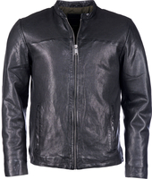 Mustang Target,  leather jacket,  color: Black,  size: XXL