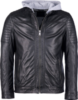 Mustang Teramisu,  leather jacket,  color: Black,  size: S