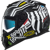 Nexx SX.100 Enigma,  integral helmet,  color: Matt Black/White,  size: XXL