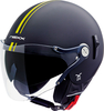Nexx SX60 Bastille,  jet helmet,  color: Matt-Black/Neon-Yellow,  size: XS