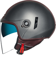 Nexx SX.60 Brux,  jet helmet,  color: Grey/Dark Red,  size: XL