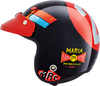 Nexx X.G10 Bad Loser,  jet helmet,  color: Black/Red/White,  size: XS