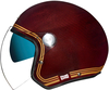 Nexx X.G20 Carbon Lignage,  jet helmet,  color: Dark Red/Gold,  size: L