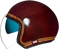 Nexx X.G20 Carbon Lignage,  jet helmet,  color: Dark Red/Gold,  size: L