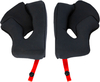 Nexx X.R3R,  cheek pads,  color: Black,  size: XXL