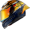 Nexx X.R3R Glitch Racer,  integral helmet,  color: Orange/Blue/Black,  size: M