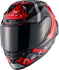 Nexx X.R3R Swirl,  full face helmet,  color: Black/Red/Grey,  size: L