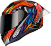 Nexx X.R3R Zorga,  integral helmet,  color: Black/Orange/Grey/Purple/Green,  size: L