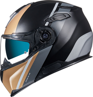 Nexx X.Vilitur Stigen,  flip-up helmet,  color: Matt Black/Gold/Grey/Light Grey,  size: 3XL