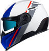Nexx X.Vilitur Stigen,  flip-up helmet,  color: White/Blue/Grey/Red,  size: S