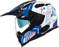 Nexx X.WED 2 Wild Country,  enduro helmet,  color: White/Blue,  size: XL
