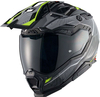 Nexx X.Wed3 Furka,  adventure helmet,  color: Black/Grey/Neon-Yellow,  size: M