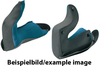 Nolan cheek pads for N86,  color: Red,  size: S