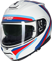 Nolan N100-6 Assoluto 347,  flip up helmet,  color: White/Red/Blue/Light Blue,  size: XL