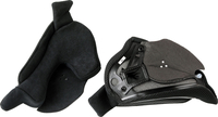 Nolan N100-6,  cheek pads,  color: Black,  size: L-XL