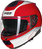 Nolan N100-6 Incognito 345,  flip up helmet,  color: Red/White/Grey,  size: L