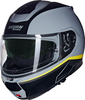 Nolan N100-6 Incognito 346,  flip up helmet,  color: Grey/Black/Yellow,  size: S