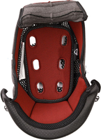 Nolan N100-6,  lining,  color: Dark Red,  size: 3XL