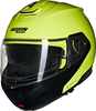 Nolan N100-6 Mivedi 329,  flip up helmet,  color: Light Green/Black,  size: M