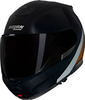 Nolan N100-6 Verniciatura Speciale 343,  flip up helmet,  color: Black/Dark Orange/Light Grey,  size: M