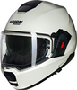 Nolan N120-1 Classico Nobile 320,  modular helmet,  color: White,  size: XS